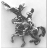 MEDIEVAL KNIGHT ON HORSE PIN